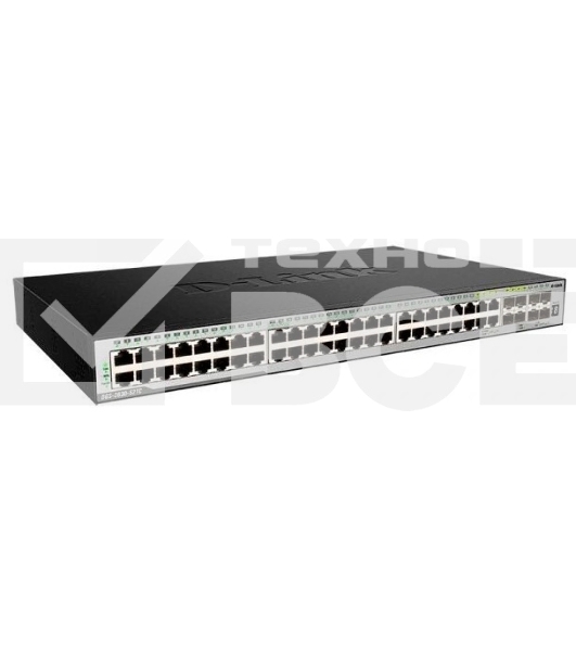 Коммутатор DGS-3630-52TC/A2ASI Управляемый L3 стекируемый коммутатор с 44 портами 10/100/1000Base-T, 4 комбо?портами 100/1000Base-T/SFP и 4 портами 10GBase-X SFP+