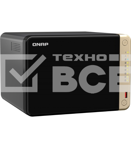Сетевое хранилище NAS Qnap Original TS-664-8G 6-bay настольный Celeron N5095