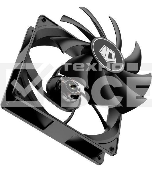 Вентилятор для корпуса ID-Cooling FL-12025K черный 120мм 1250rpm 21db 3-pin
