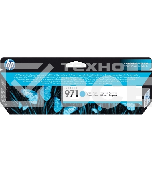 Картридж струйный HP 971 CN622AE голубой для HP OJ Pro X476dw/X576dw/X451dw/X551dw (2500стр.)