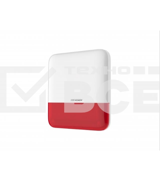 Извещатель охранный Hikvision DS-PS1-E-WE(Red Indicator)