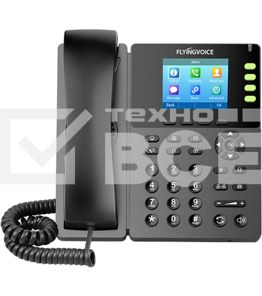 Телефон IP Flyingvoice FIP-13G черный