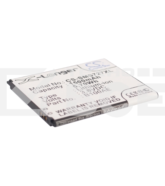 Аккумулятор CameronSinoCS-SMS727XL B100AE для Samsung GT-S7270/GT-S7272/S7275 Galaxy Ace 3/S78983.8V / 1500mA