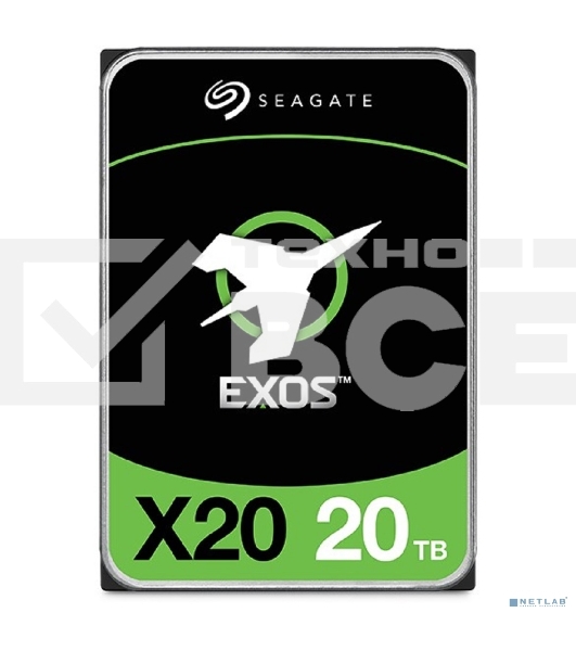 Жесткий диск Seagate HDD Server Exos X20 HDD 512E/4KN ( 3.5'/ 20TB/ SATA 6Gb/s / 7200rpm)