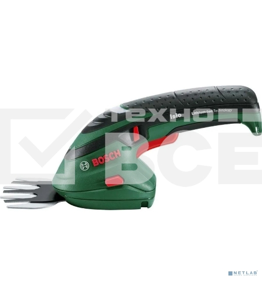 Аккумуляторные ножницы Bosch Isio 3 (АКБ 3,6В (встроенный) + ЗУ), сумка (0600833106)