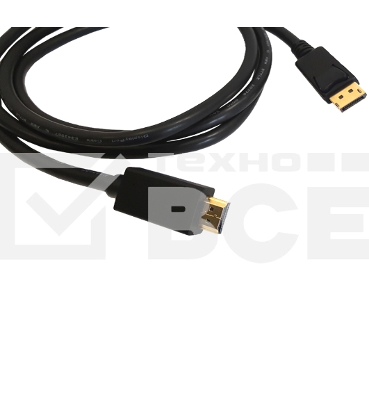 Кабель Kramer C-DPM/HM-6 DisplayPort-HDMI (Вилка - Вилка), 1,8 м