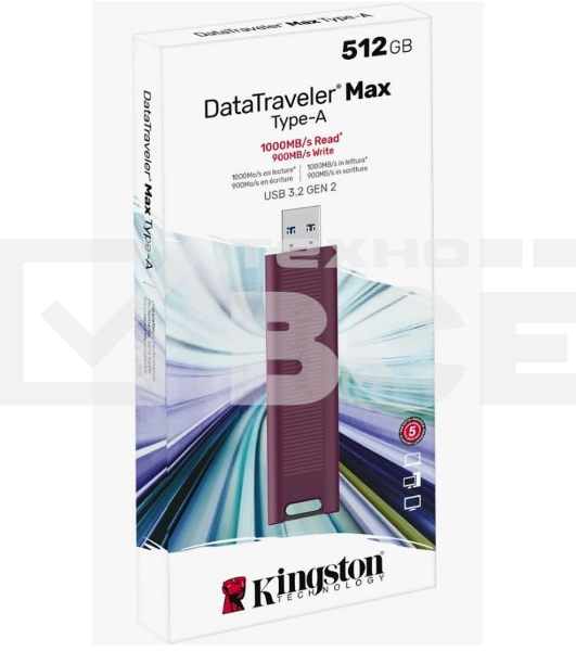 Флеш диск Kingston 512GB DataTraveler Max DTMAXA/512GB