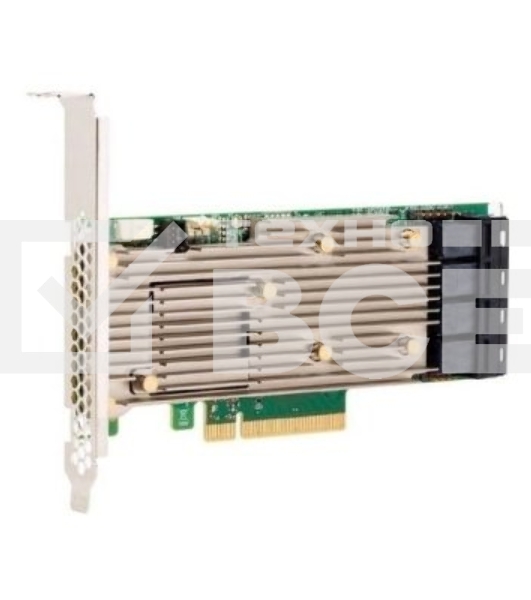Контроллер MegaRAID 9460-16I SGL (05-50011-00), PCIe 3.1 x8 LP, SAS/SATA/NVMe, RAID 0,1,5,6,10,50,60, 16port(4 * int SFF8643), 4GB Cache, 3516ROC
