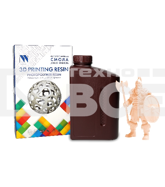 Фотополимерная смола NVPRINT Plant Based Resin Beige для 3D печати 1 кг (бут)