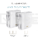 Бесшовный Mesh роутер Asus ZenWiFi XT9 (W-2-PK) AX7800 2.5GE/USB3.0 белый (упак.:2шт), фото10