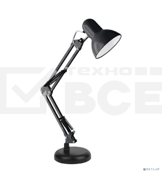 Светильник настольный UF-313 С02 230В 60Вт черный Ultraflash 14413