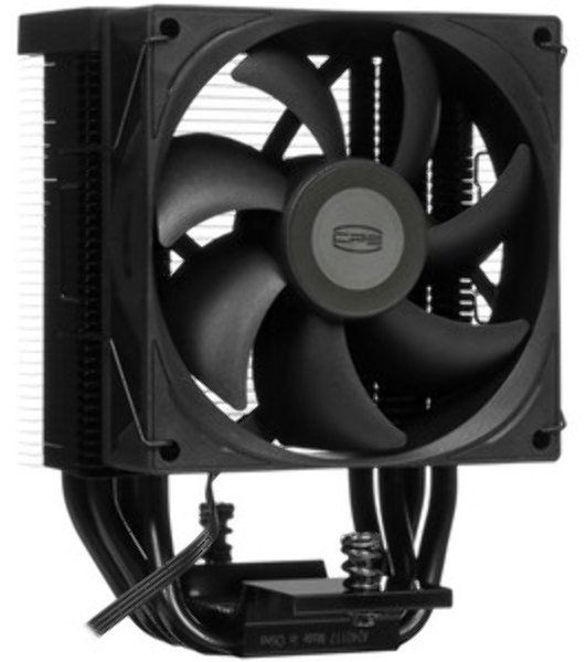 Кулер PCCooler R400 черный 92мм алюминий+медь 2200rpm 30db 4-pin 180W 133мм