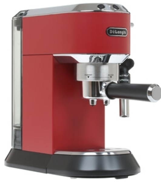 Кофеварка эспрессо DeLonghi EC685.R красный, исп. кофе - молотый/чалды, 1.1 л, 1350 Вт, 15 бар