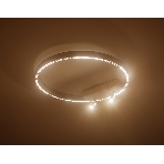 Потолочный светодиодный светильник Ambrella light FL5807/1+2 WH белый 40W 3000K/4200K/6400K D600*95 (без ПДУ), фото3