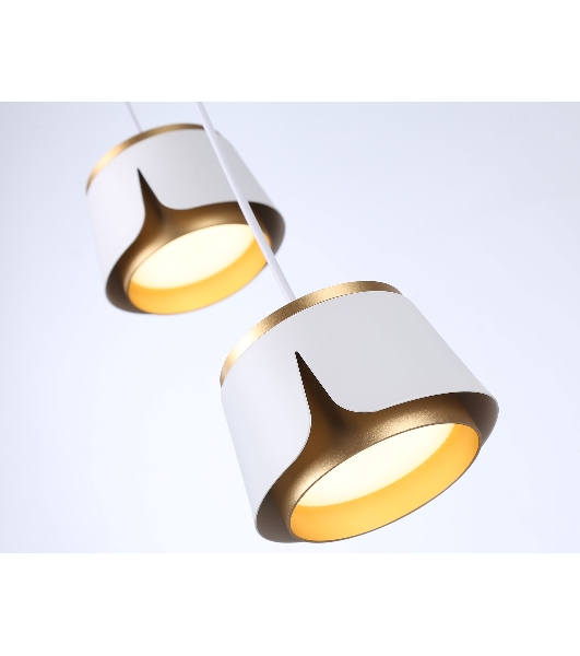 Светильник Ambrella light TN71249/3 WH/GD белый/золото GX53/3 D250*1090