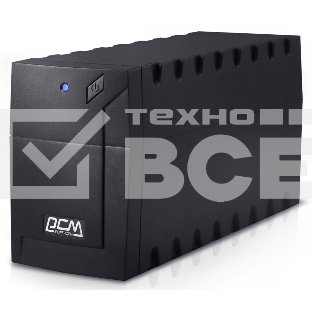 Источник бесперебойного питания Powercom Raptor RPT-1000A EURO 600Вт 1000ВА черный