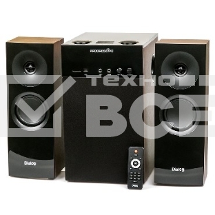Акустическая система DIALOG AP-250 Progressive коричневый, Bluetooth, мощность (Вт) - 80, частотный диапазон (Гц-Гц)	от 40 Гц, динамик(и) - 6,5