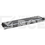 Патч-панель кат.5Е STP, 24 порта (IDC Dual) 1U патч-панель кат.5Е STP, 24 порта (IDC Dual), фото 1