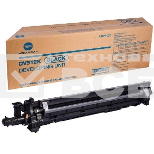 Блок проявки (девелопер) Konica-Minolta DV-512K/A2XN03D для Bizhub C224/284/364/454/554 черный 