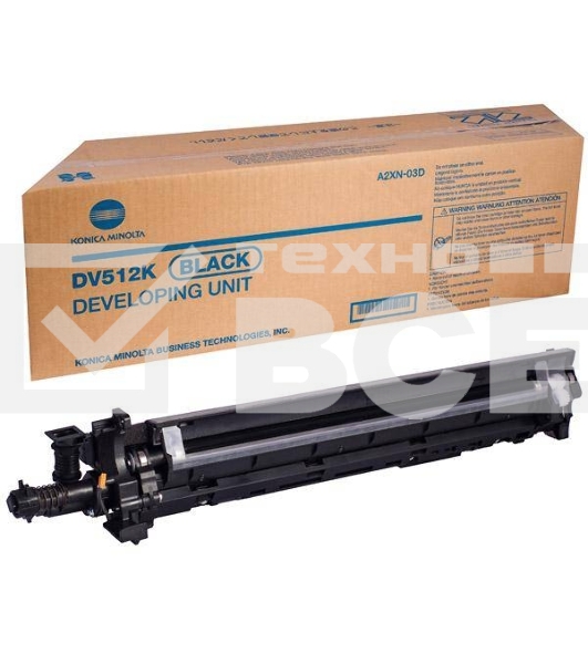 Блок проявки (девелопер) Konica-Minolta DV-512K/A2XN03D для Bizhub C224/284/364/454/554 черный 