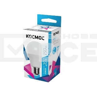 Лампа светодиодная LED BASIC A65/A60 20Вт 220В E27 4500К КОСМОС LkecLED20wA60E2745/LkecLED20wA65E2745