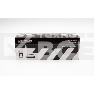 Батарейка GoPower LR6 AA Shrink 2 Alkaline 1.5V (2/40/800) коробка (40 шт.)