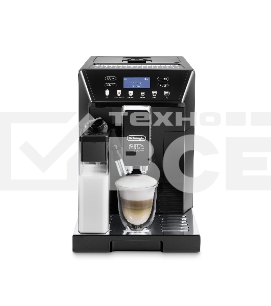 Кофемашина автоматическая DeLonghi ECAM46.860.B чёрный, исп. кофе - зерновой/молотый, 2 л, 1450 Вт, 15 Бар.