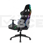 Кресло игровое Zombie GAME RGb черный эко.кожа/ткань крестов. пластик, фото13