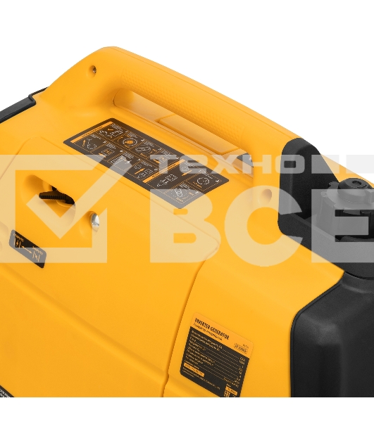 Генератор инверторный GT-2200iS, 2,2 кВт, 230 В, бак 4 л, закрытый корпус,  ручной старт Denzel