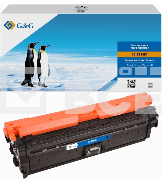 Картридж лазерный G&G GG-CE340A черный (13500стр.) для HP CLJ M775