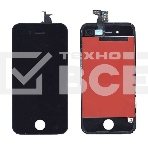 Дисплей для Apple iPhone 4 AAA черный, фото2