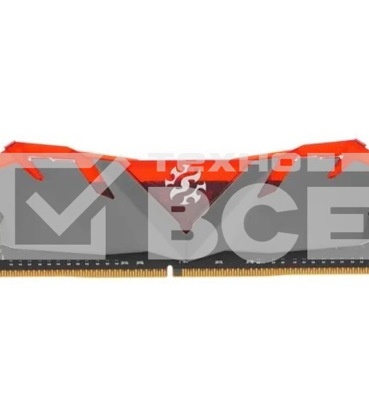 Оперативная память XPG Gammix D30, DDR4, 16GB, 3200MHz, CL16, UDIMM, с радиатором, красный