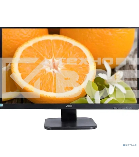 Монитор 23.8' AOC 24P1 IPS 1920x1080, 76 Гц, 5 мс, 16:9, 250 кд/м2, 1хDVI, 1xHDMI, 1хDP, 1хVGA, 4xUSB, 1x3.5 мм, черный