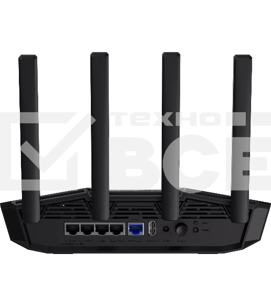 Роутер беспроводной Asus TUF-BE3600 BE3600 100/1000/2500BASE-T черный