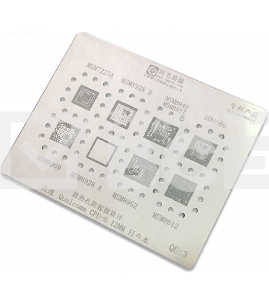 Трафарет BGA для процессоров Qualcoмм