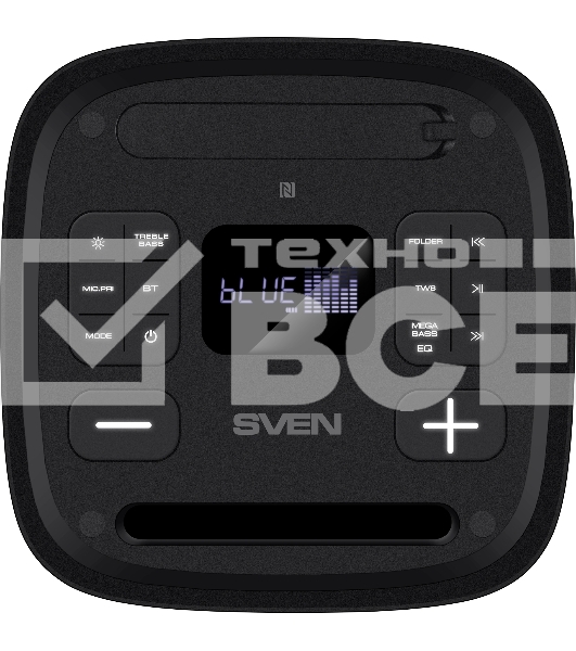 Мобильные колонки Sven PS-950 2.0 черные 2x80 W Bluetooth