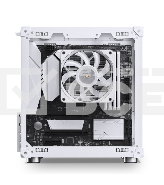 Корпус без блока питания Case JONSBO C6, Mini-Tower, no fan, 1xUSB-A 3.2 + 1xUSB-C 3.2, mATX, mITX White