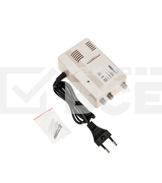 Антенный усилитель ТВ сигнала на 2 выхода, RX-200 Rexant