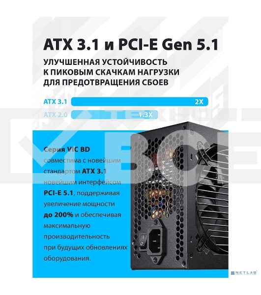 Блок питания FSP VIC-750BD ATX 750W (POA7500202)