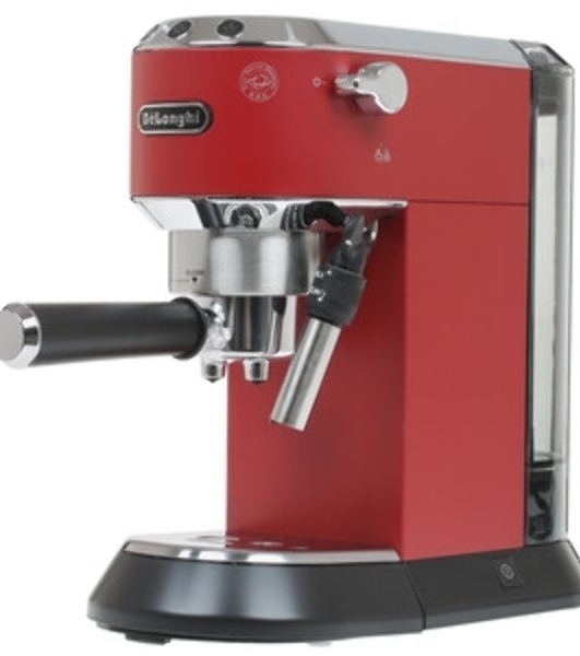 Кофеварка эспрессо DeLonghi EC685.R красный, исп. кофе - молотый/чалды, 1.1 л, 1350 Вт, 15 бар