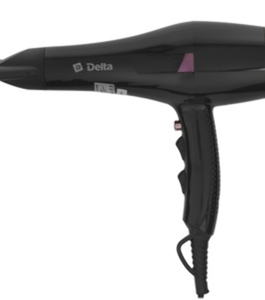 Фен Delta DL-0908 черный/коричневый, 2000 Вт