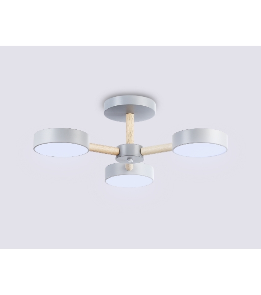 Светильник Ambrella light FL4822/3 GR серый 3000K-6400K 40W D580*160 (ПДУ ИК)