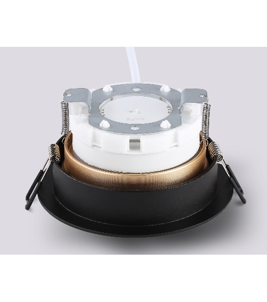 Светильник Ambrella light TN52334 SBK/SGD черный песок/золото песок GX53 max 12W D115*25