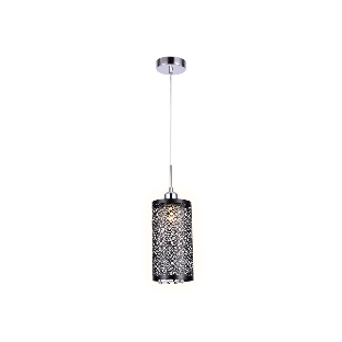 Светильник Ambrella light TR3637 CH/BK хром/черный E14 max 40W D130*1100