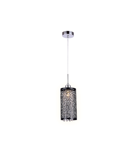 Светильник Ambrella light TR3637 CH/BK хром/черный E14 max 40W D130*1100