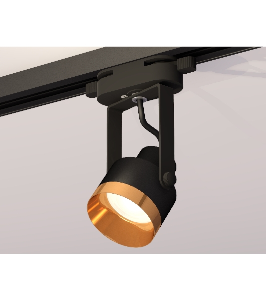 Светильник Ambrella light XT6602044 PBK/PYG черный полированный/золото желтое полированное MR16 GU10 (C6602, N6134)