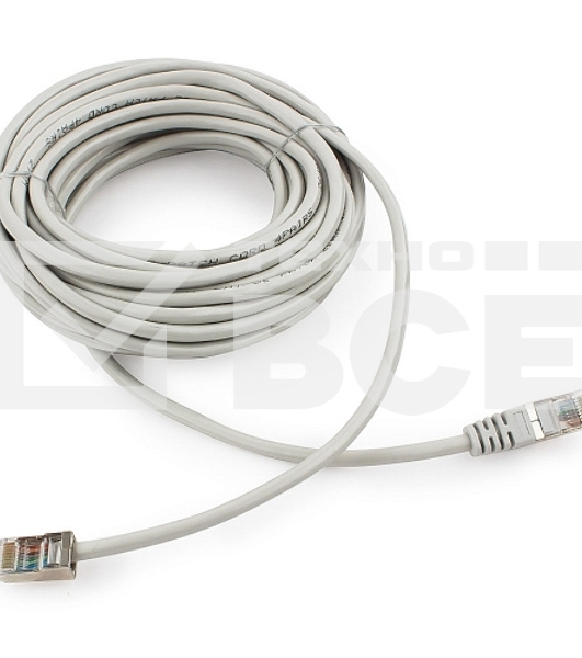 Патч-корд FTP Cablexpert кат.5e, 7.5м, литой, многожильный (серый)