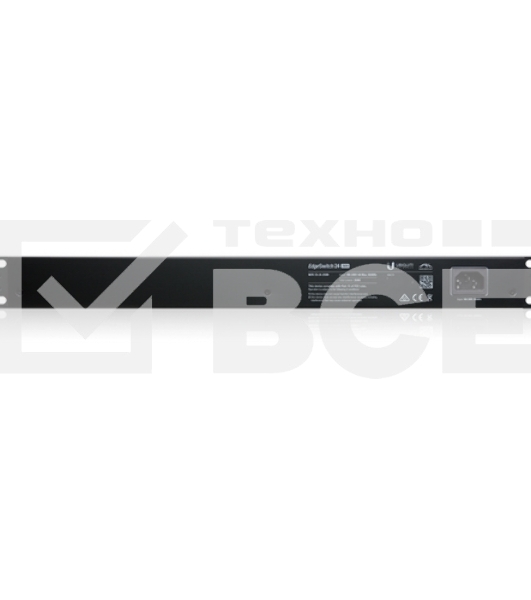 Коммутатор [ES-24-250W EU] Ubiquiti EdgeSwitch 24-250W 24 порта, раздача питания 24/48В на всех портах, суммарная мощность 250W