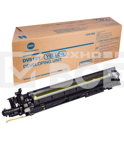 Блок проявки Konica-Minolta bizhub C224/284/364/454/554 желтый DV-512Y