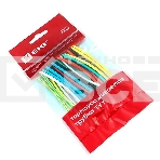 Набор трубок термоусадочных тонкостен. 4/2 (7 цветов по 3шт 100мм) EKF tut-n-4, фото 1